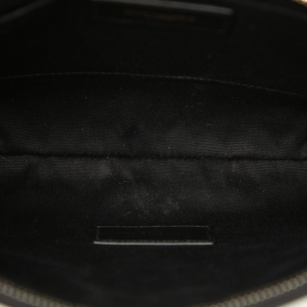 Saint Laurent Raffia Rive Gauche Pochette