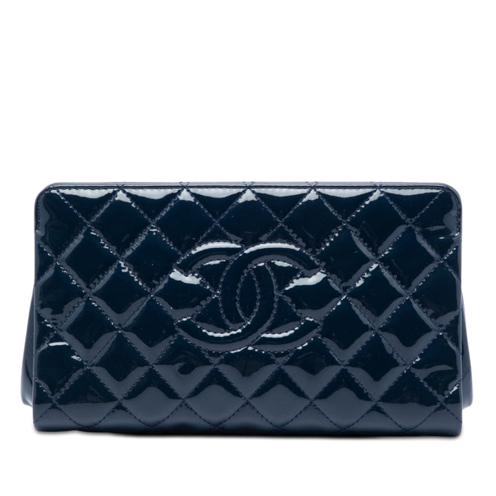 Chanel CC Matelassé Cuir verni Timeless Pochette