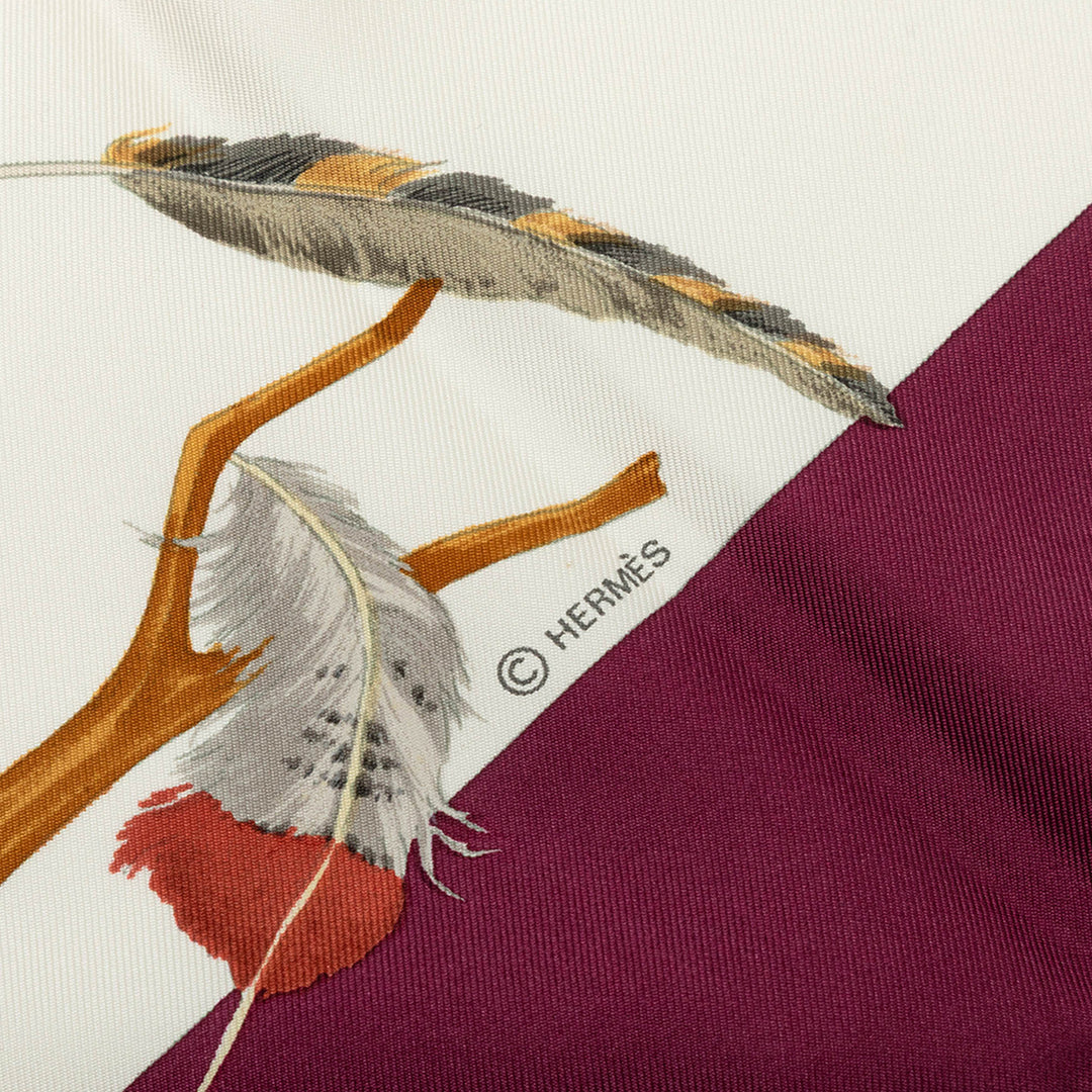 Hermès Chiens Au Rapport Carre Foulard 90 Multi Multicolore – vue 7 – GABY PARIS