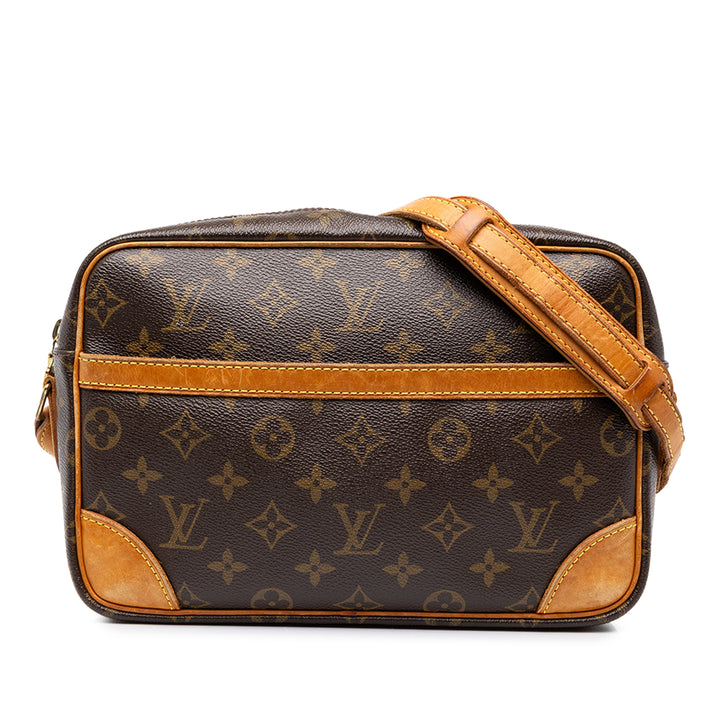 Louis Vuitton Sac bandoulière Trocadero 27 Monogram Marron – vue principale – GABY PARIS