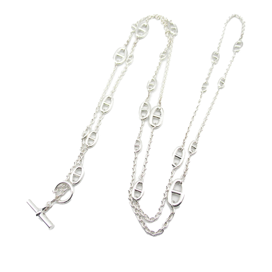 Sterling Silver Chain d'Ancre Farandole Necklace Silver - Gaby Paris