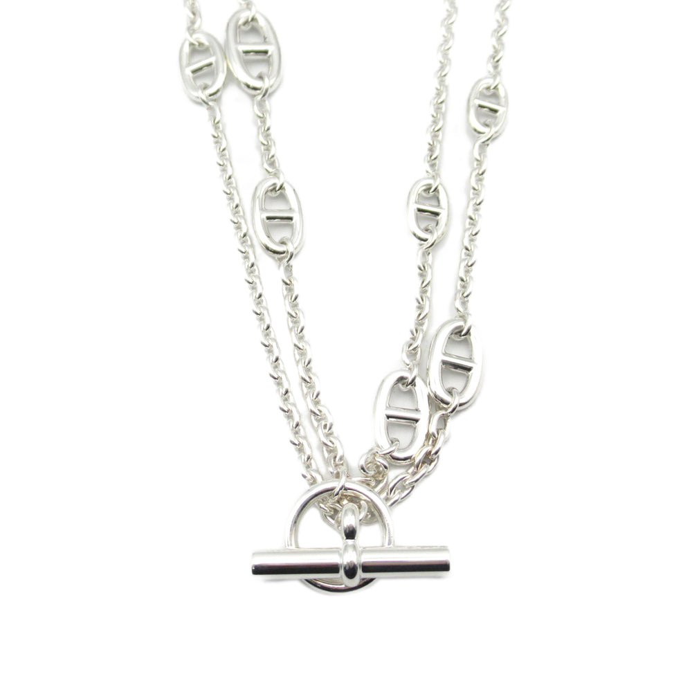 Sterling Silver Chain d'Ancre Farandole Necklace Silver - Gaby Paris