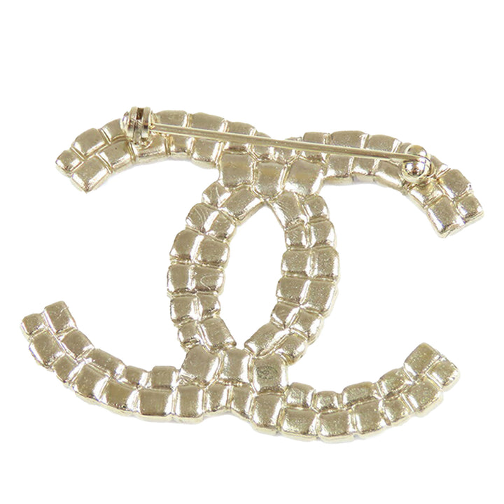 Chanel Doré Plated Enamel CC Broche Doré – GABY PARIS Authentique