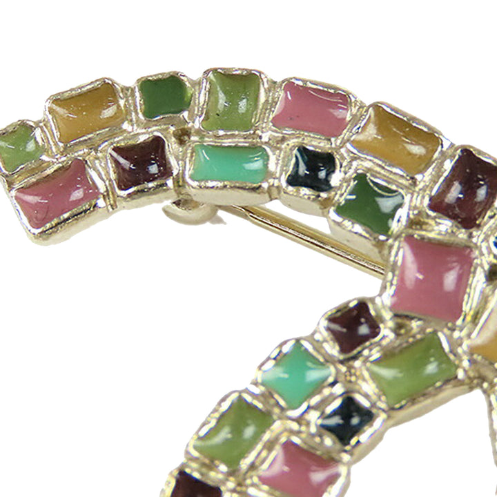 Chanel Doré Plated Enamel CC Broche Doré – GABY PARIS Authentique