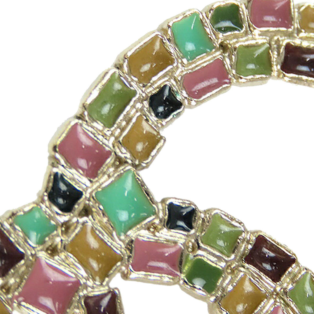 Chanel Doré Plated Enamel CC Broche Doré – GABY PARIS Authentique