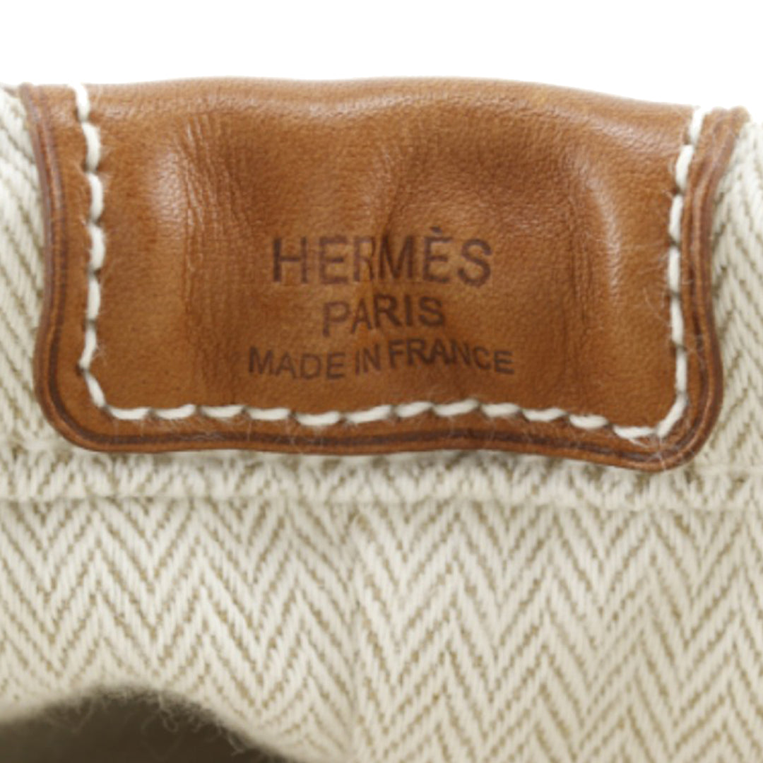 Hermès Toile et Barenia Fourbi 20 Pochette