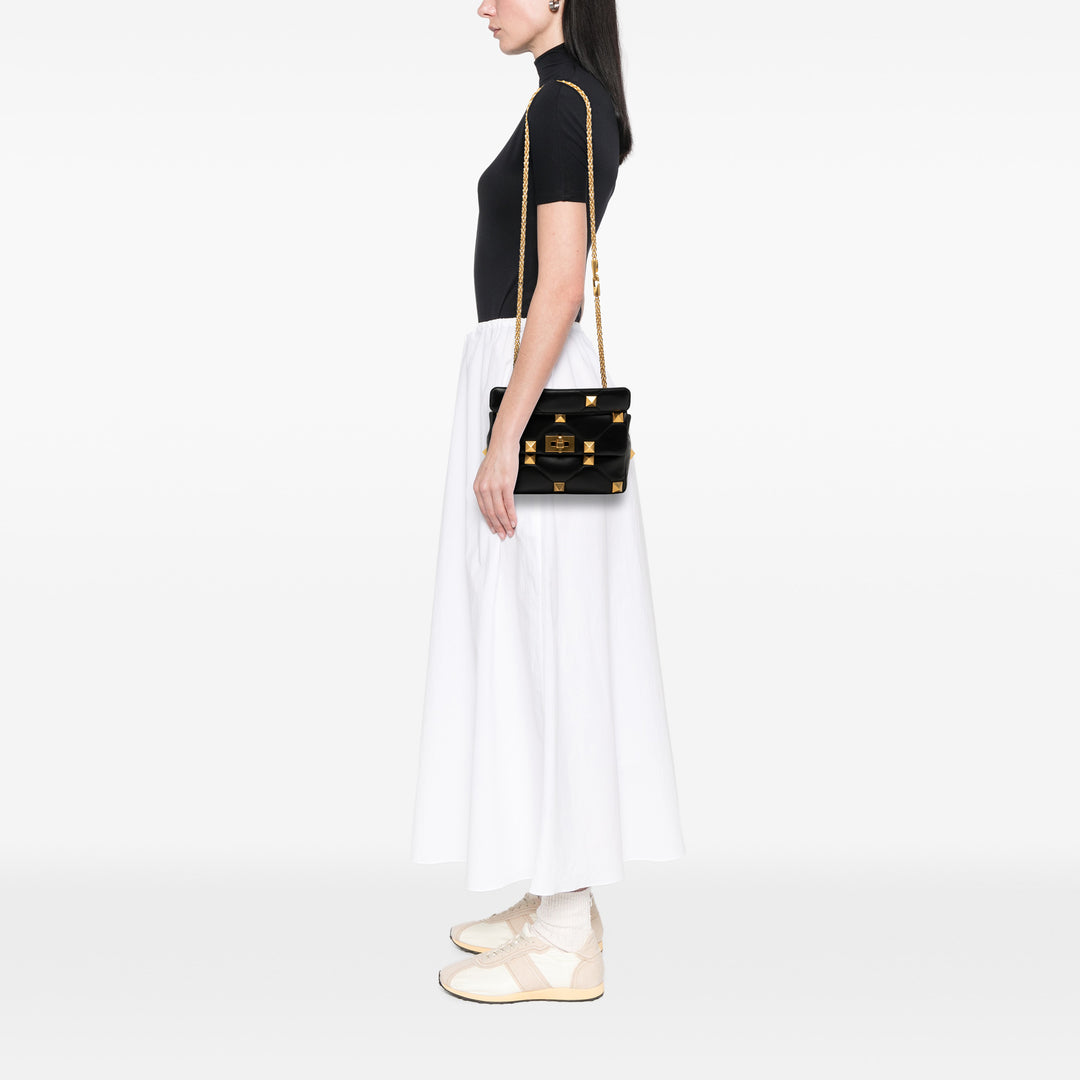 Valentino Medium Nappa Roman Stud Sac