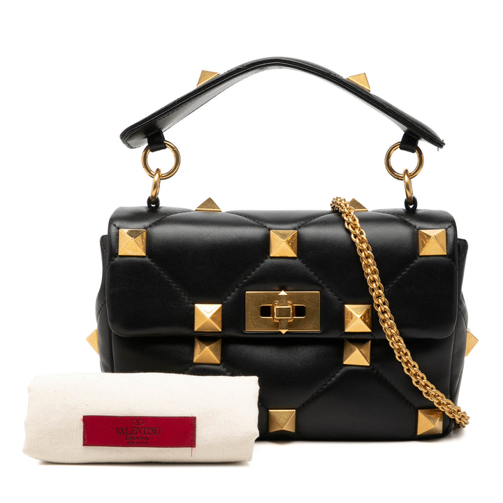 Valentino Medium Nappa Roman Stud Sac