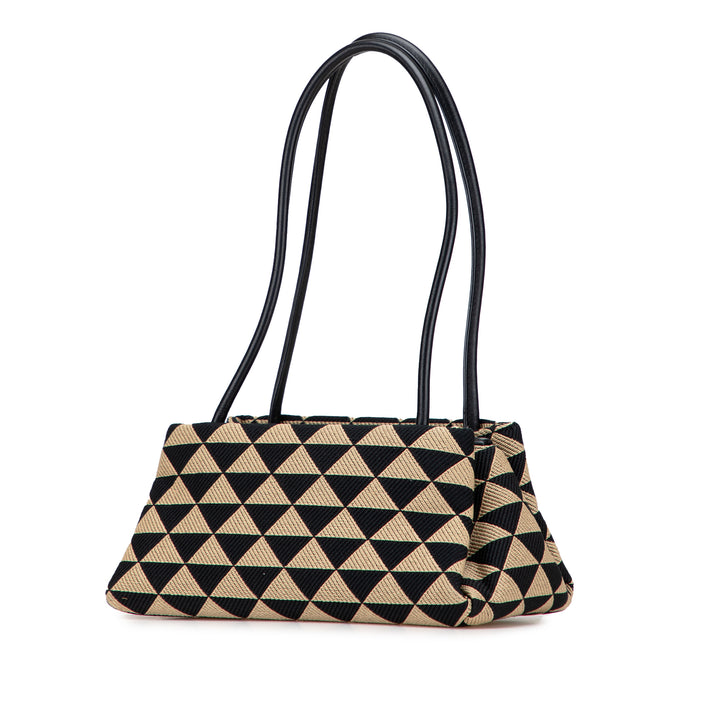 Prada Small Triangolo Symbole Jacquard brodé Sac bandoulière
