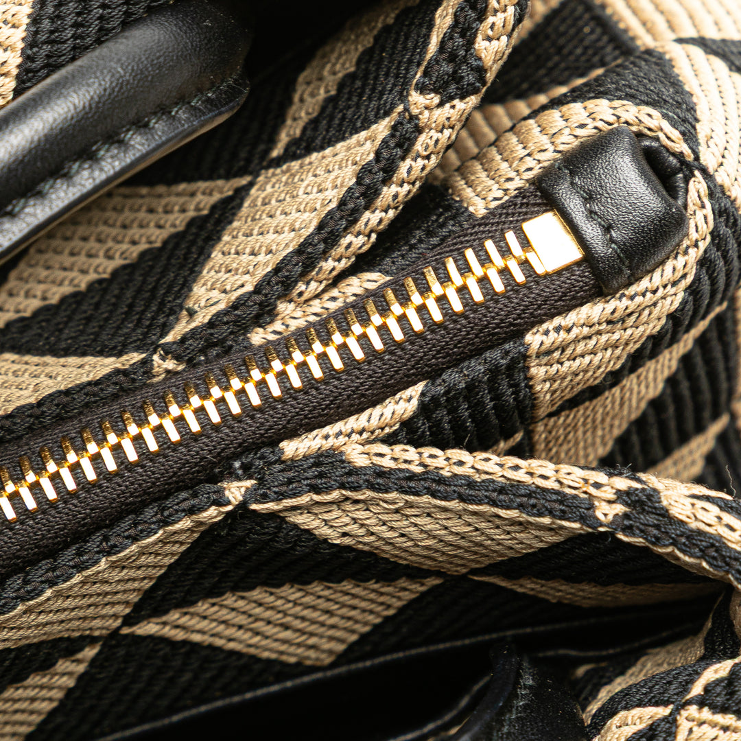 Prada Small Triangolo Symbole Jacquard brodé Sac bandoulière