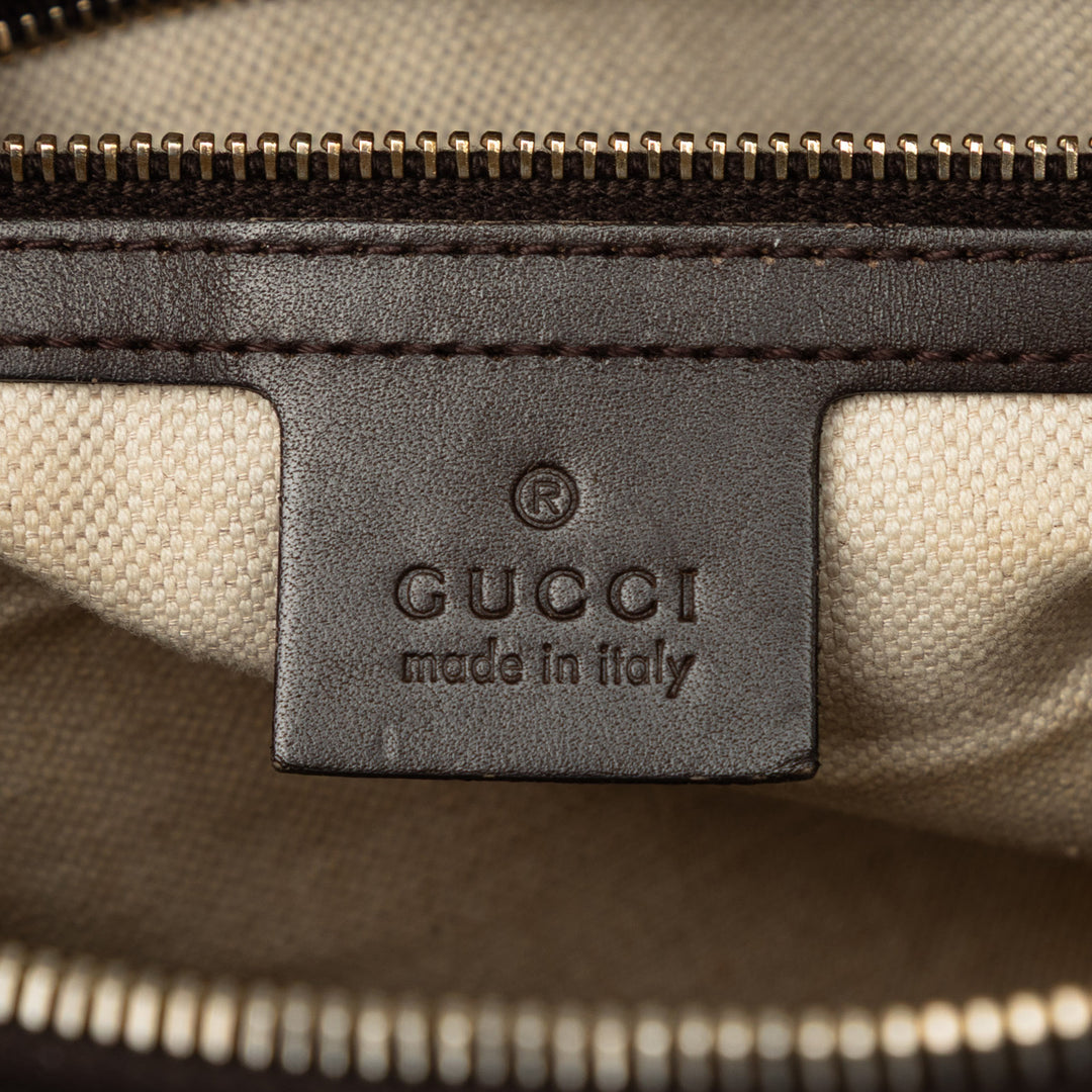 Gucci Medium GG Toile Web Joy Boston Sac