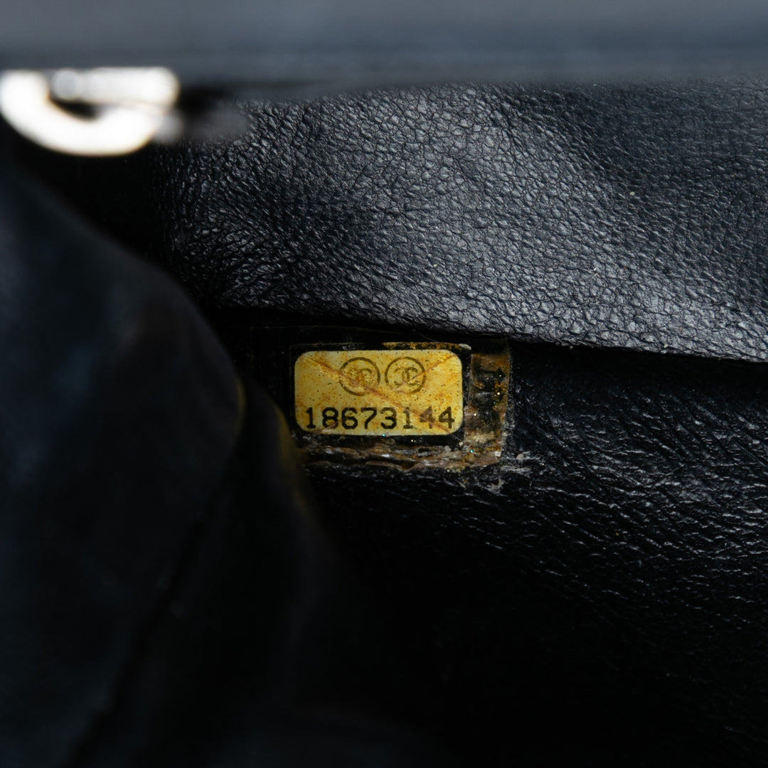 Chanel Mini Rectangular Classic Cuir verni Simple rabat