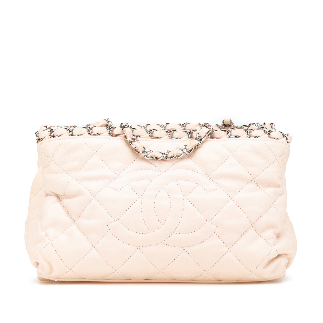 Chanel Mini Matelassé Cuir d’agneau Chain Me Cabas – GABY PARIS Authentique