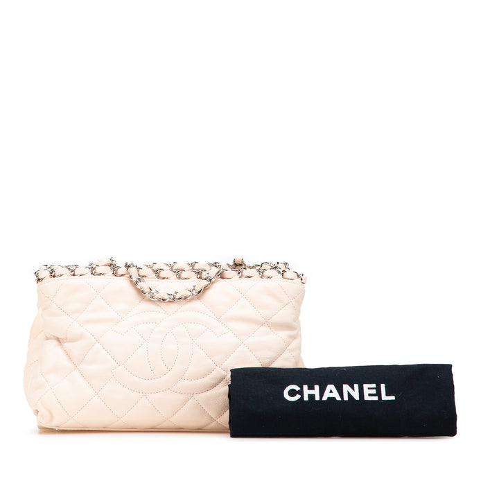Chanel Mini Matelassé Cuir d’agneau Chain Me Cabas – GABY PARIS Authentique