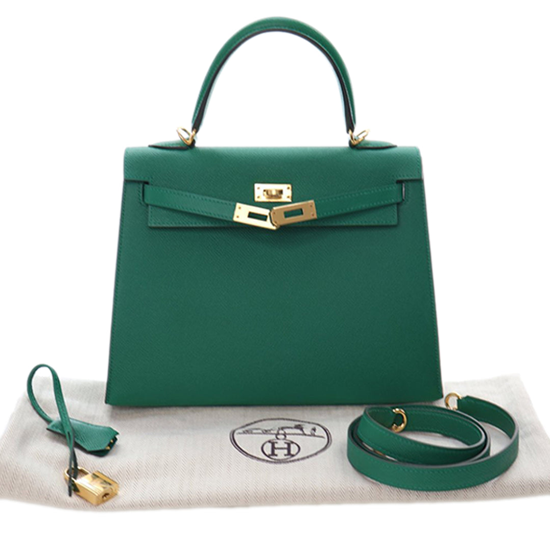Hermès Epsom Kelly II Sellier 25 – GABY PARIS Authentique