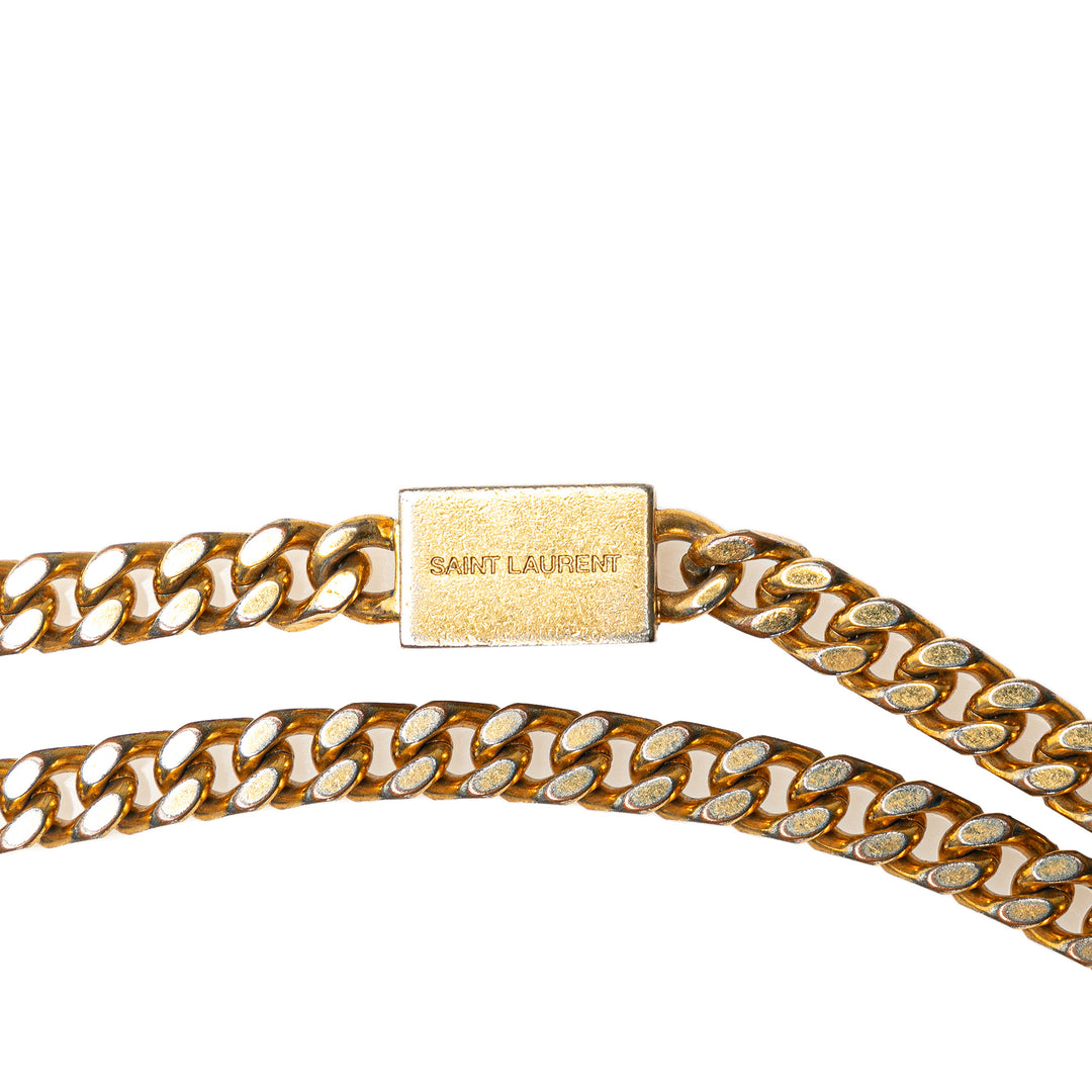 Saint Laurent Medium Smooth Cuir de veau Monogram Kate Tassel Sac porté croisé