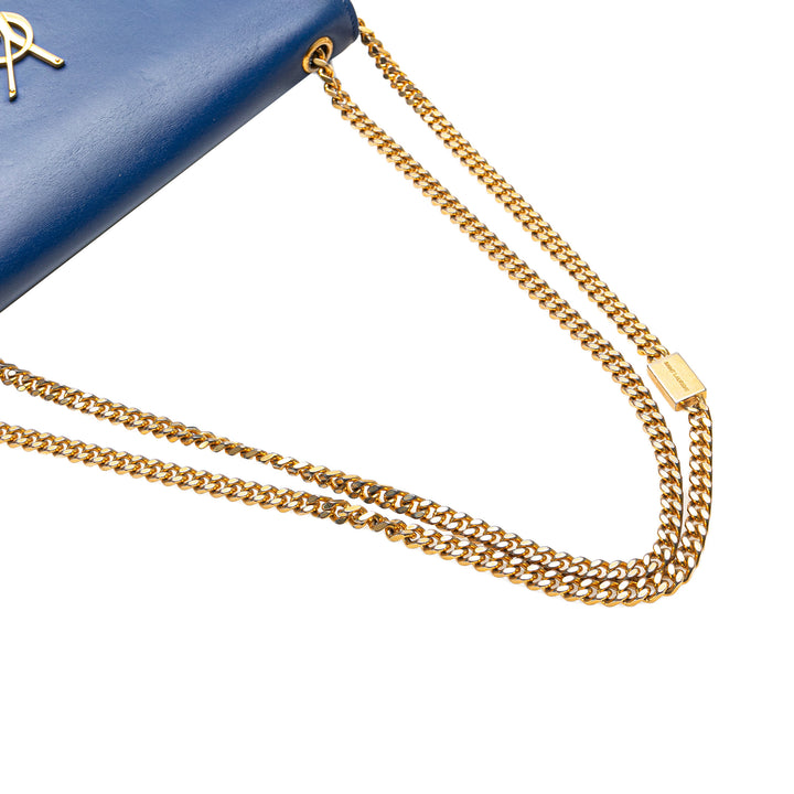 Saint Laurent Medium Smooth Cuir de veau Monogram Kate Tassel Sac porté croisé