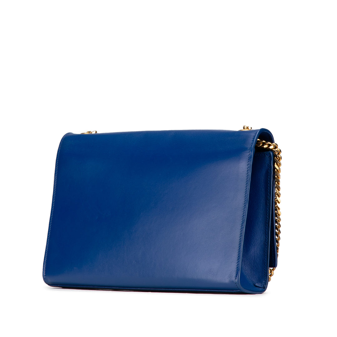 Saint Laurent Medium Smooth Cuir de veau Monogram Kate Tassel Sac porté croisé