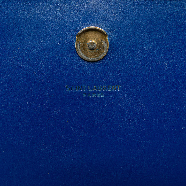 Saint Laurent Medium Smooth Cuir de veau Monogram Kate Tassel Sac porté croisé