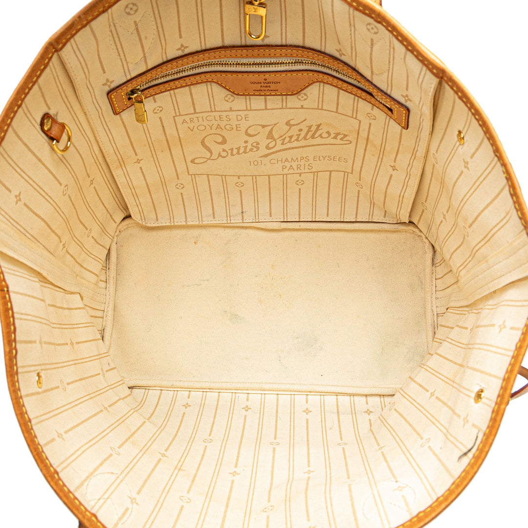 Damier Azur Neverfull MM White - Gaby Paris