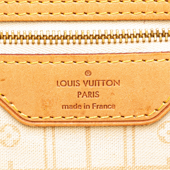 Damier Azur Neverfull MM White - Gaby Paris