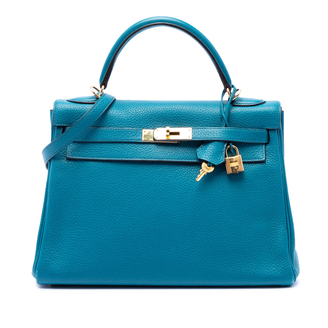 Hermès Kelly II Retourne 32 Cuir Clémence