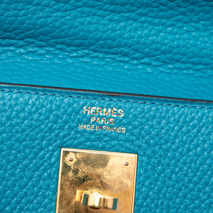 Hermès Kelly II Retourne 32 Cuir Clémence