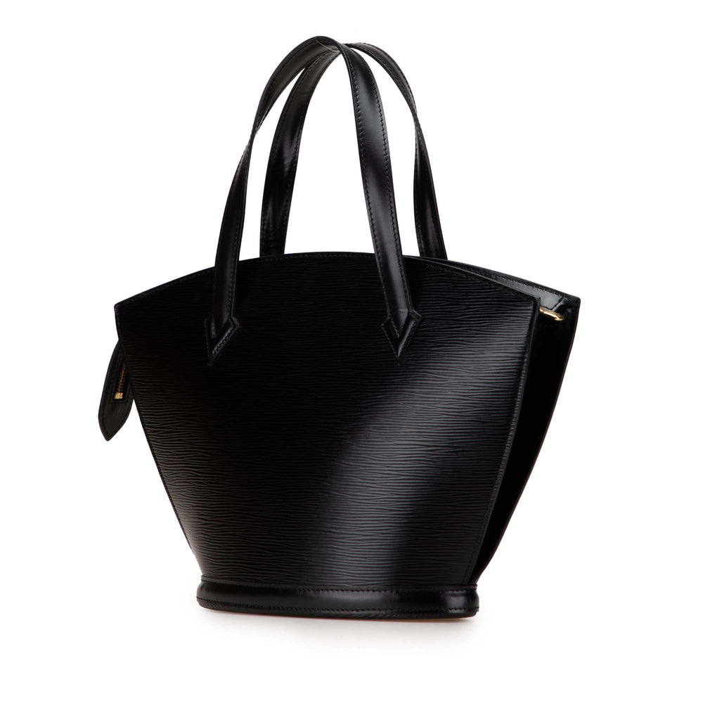 Epi Saint Jacques PM Short Strap Black - Gaby Paris