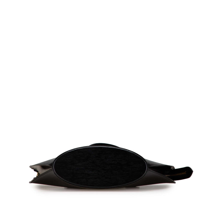 Epi Saint Jacques PM Short Strap Black - Gaby Paris