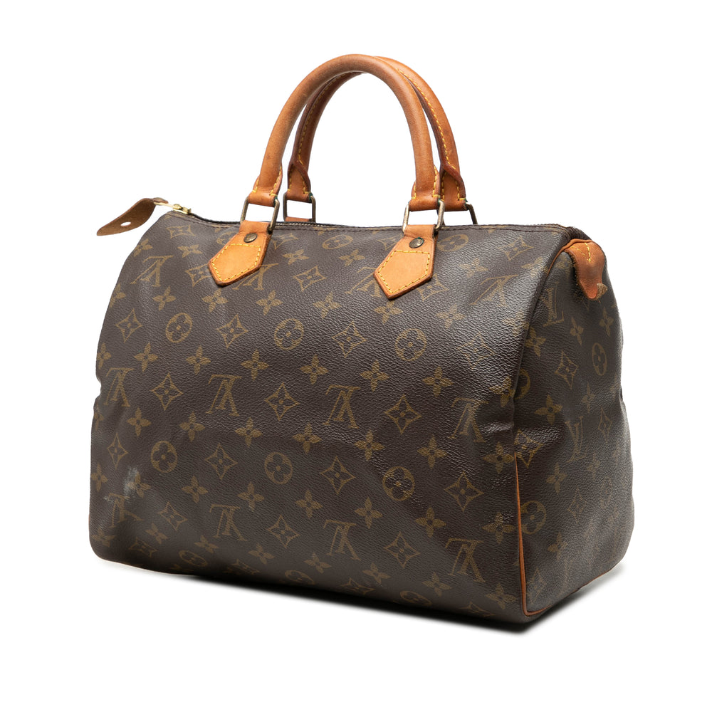 Louis Vuitton Speedy 30 Monogram Marron – vue 2 – GABY PARIS
