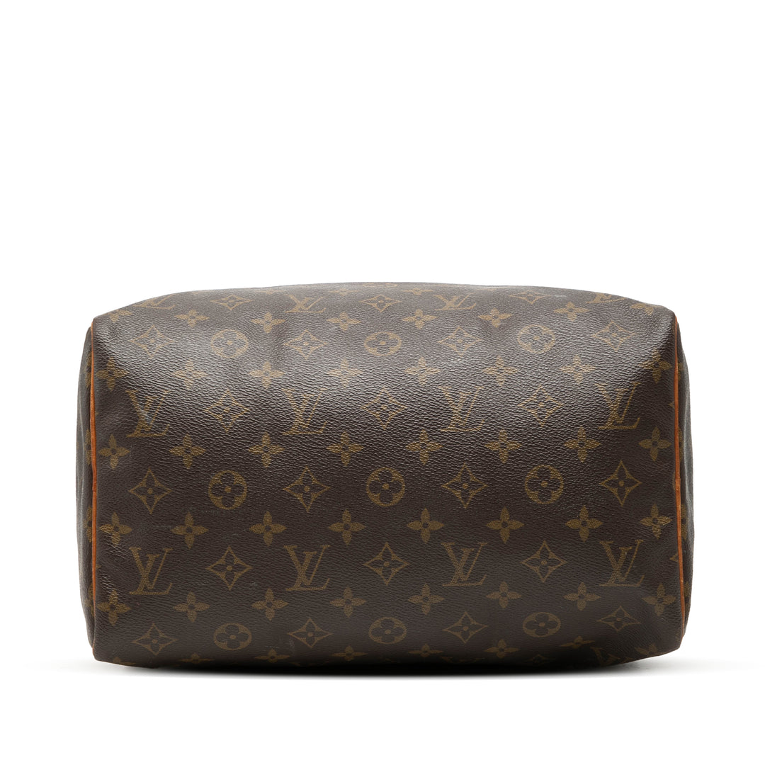 Louis Vuitton Speedy 30 Monogram Marron – vue 3 – GABY PARIS