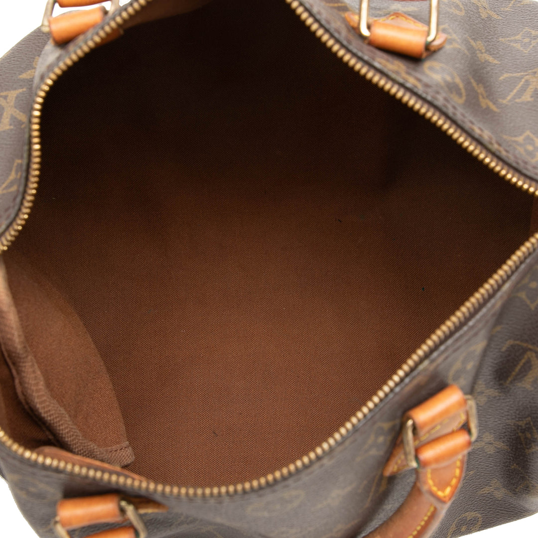 Louis Vuitton Speedy 30 Monogram Marron – vue 4 – GABY PARIS