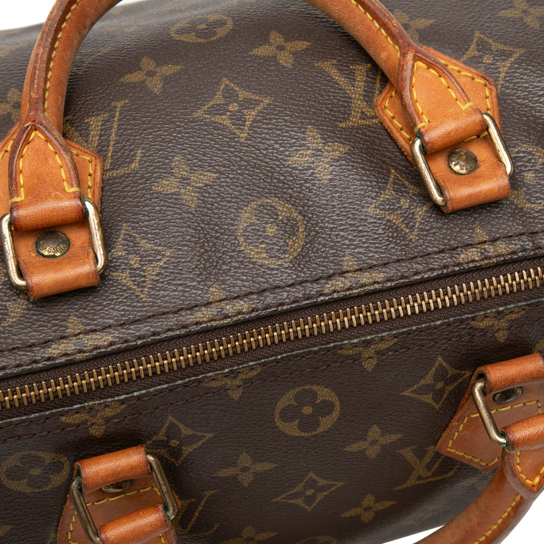 Louis Vuitton Speedy 30 Monogram Marron – vue 6 – GABY PARIS