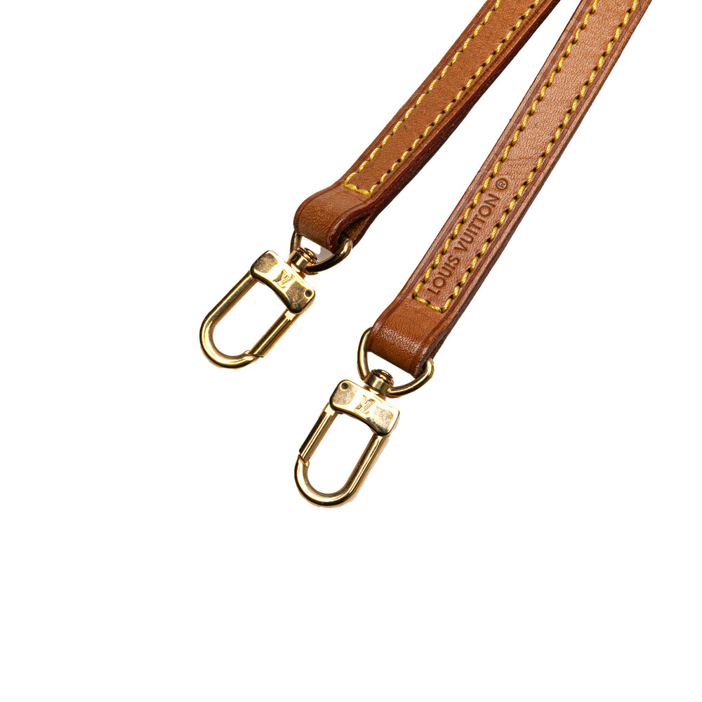Vachetta Leather Strap Brown - Gaby Paris