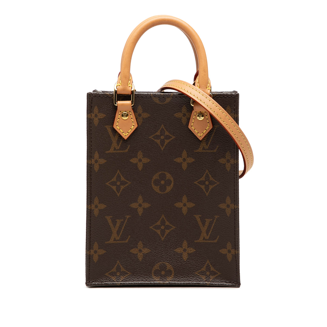 Sac Plat Monogram Marron
