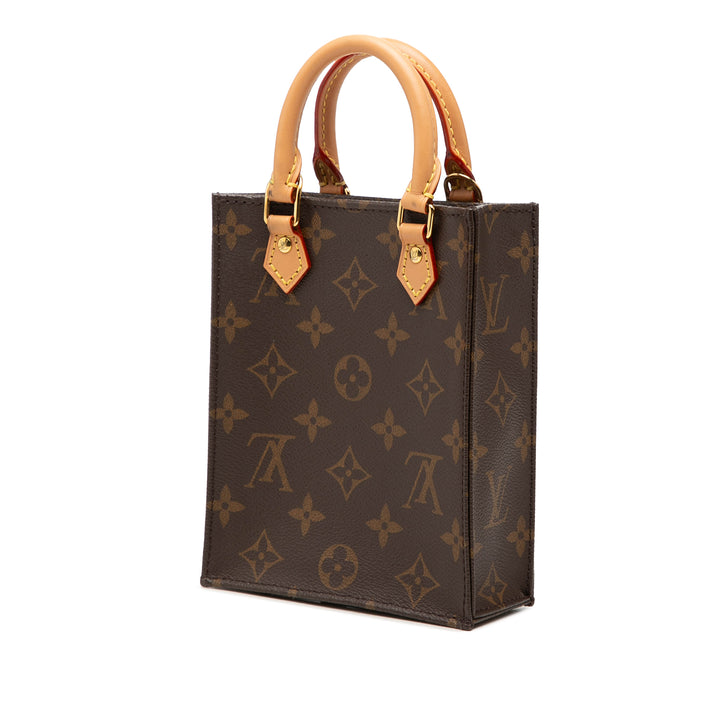 Sac Plat Monogram Marron