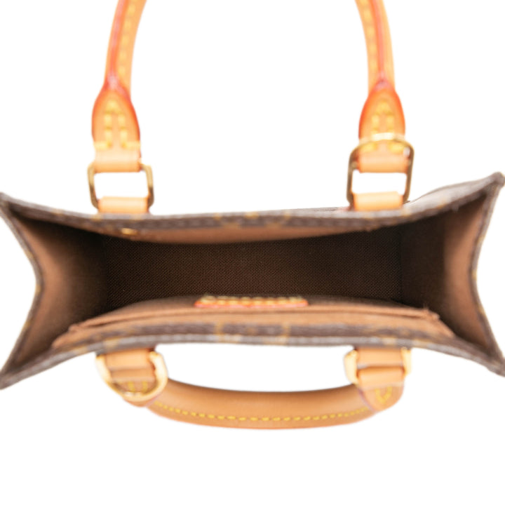 Sac Plat Monogram Marron
