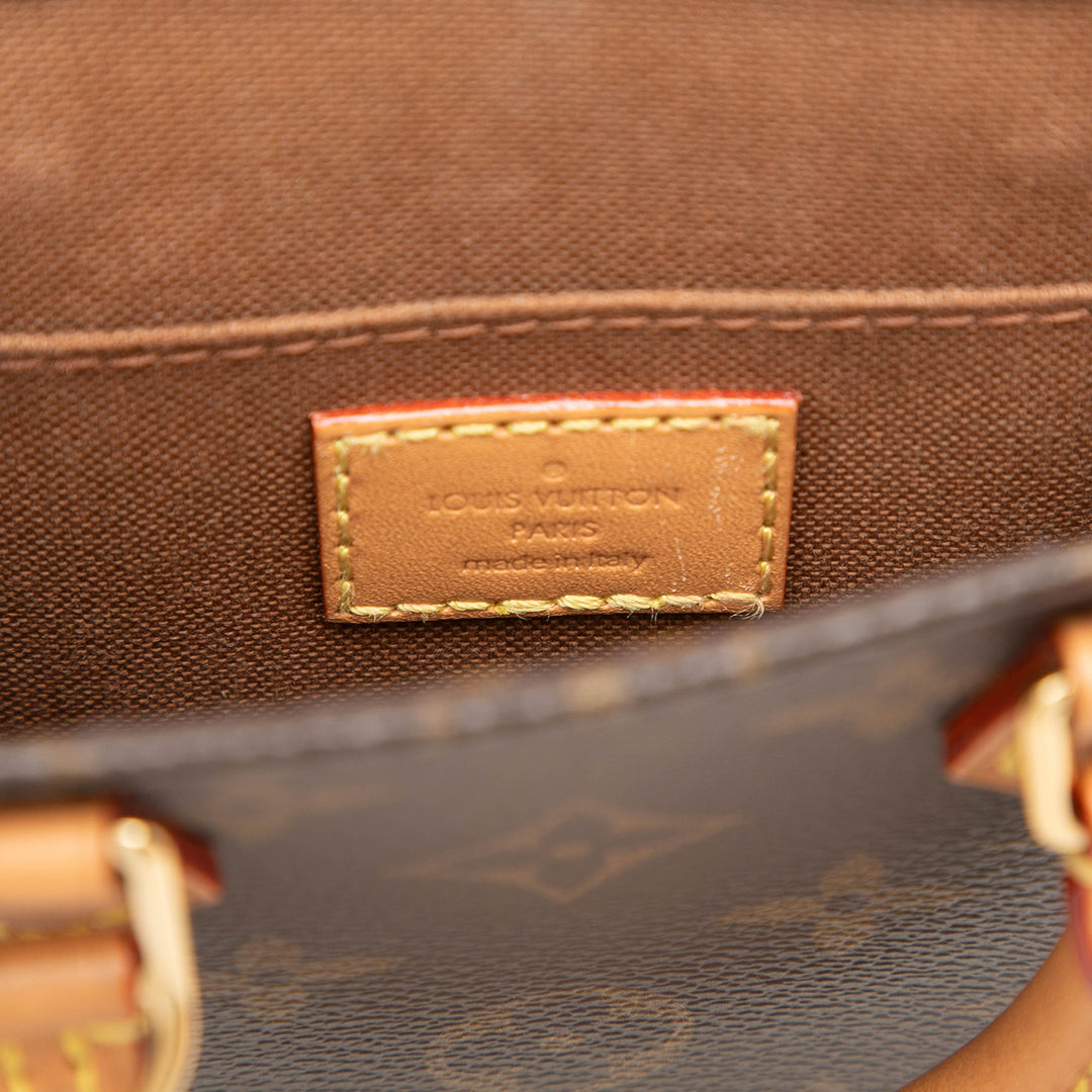 Sac Plat Monogram Marron