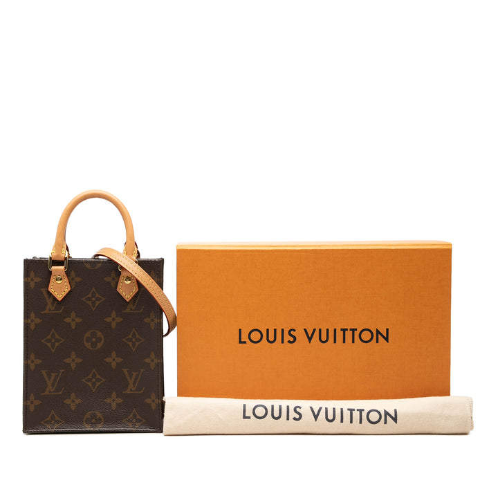 Sac Plat Monogram Marron