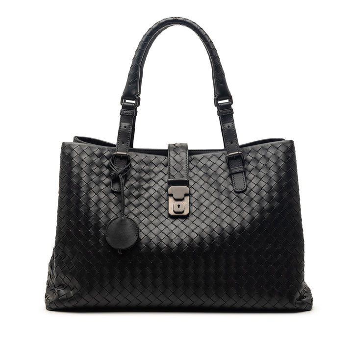 Bottega Veneta Medium Nappa Intrecciato Roma Cabas