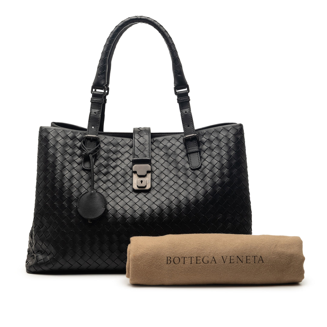 Bottega Veneta Medium Nappa Intrecciato Roma Cabas