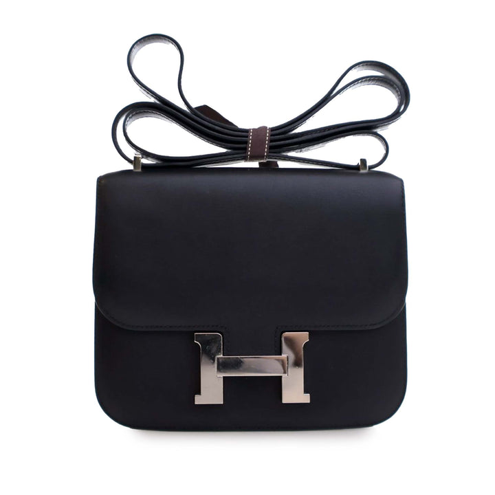Hermès Mini Swift Marble Constance 18 Noir – GABY PARIS Authentique