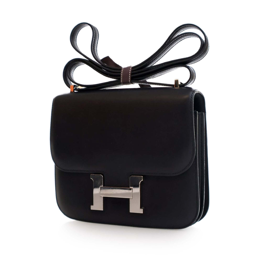 Hermès Mini Swift Marble Constance 18 Noir – GABY PARIS Authentique