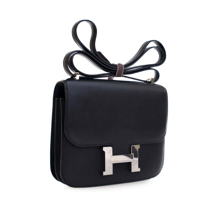 Hermès Mini Swift Marble Constance 18 Noir – GABY PARIS Authentique