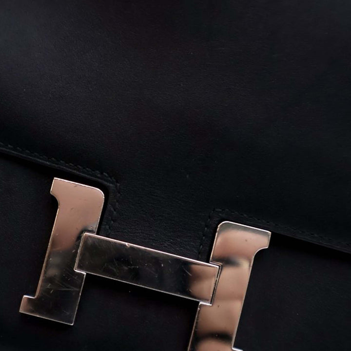 Hermès Mini Swift Marble Constance 18 Noir – GABY PARIS Authentique