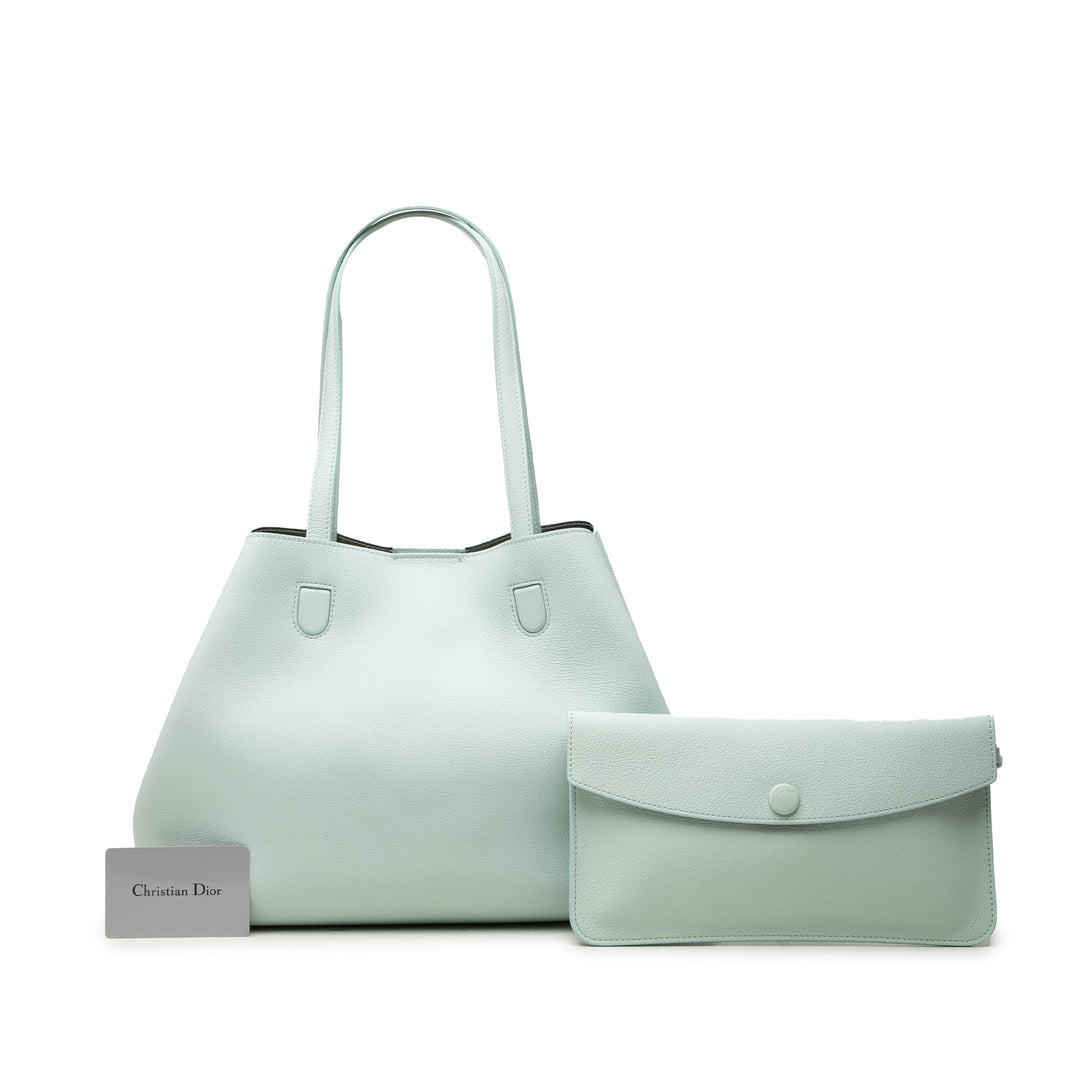 Dior Blossom Cabas Moyen Cuir de veau Vert – vue 7 – GABY PARIS