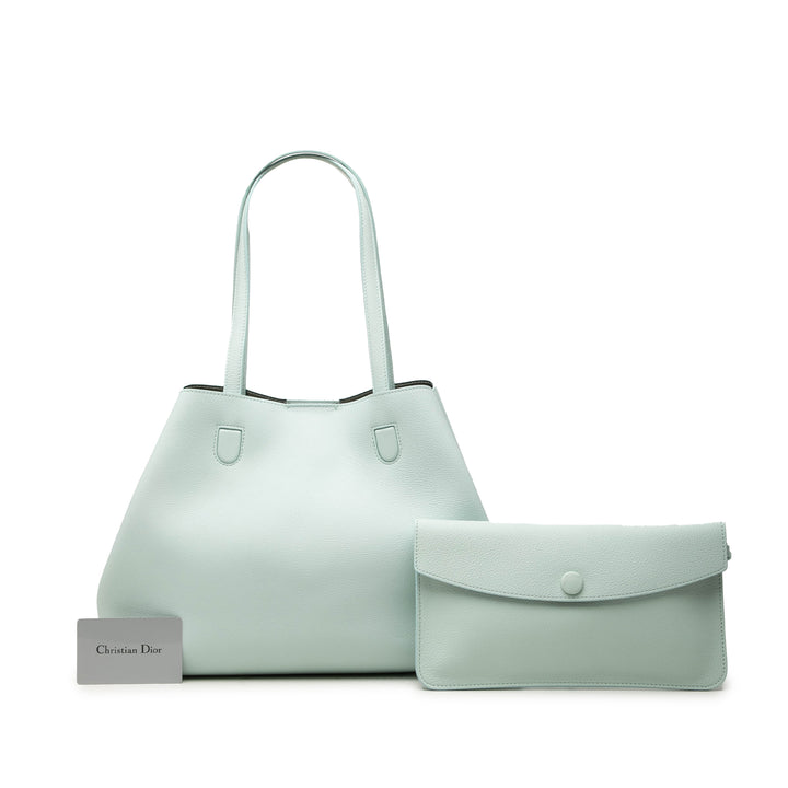Dior Blossom Cabas Moyen Cuir de veau Vert – vue 7 – GABY PARIS