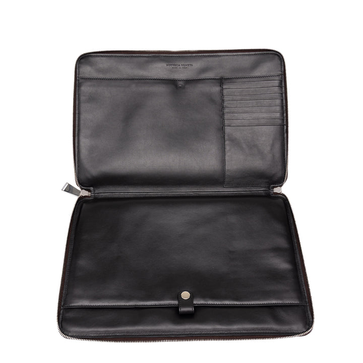 Bottega Veneta Pochette perforé Marron – vue 4 – GABY PARIS