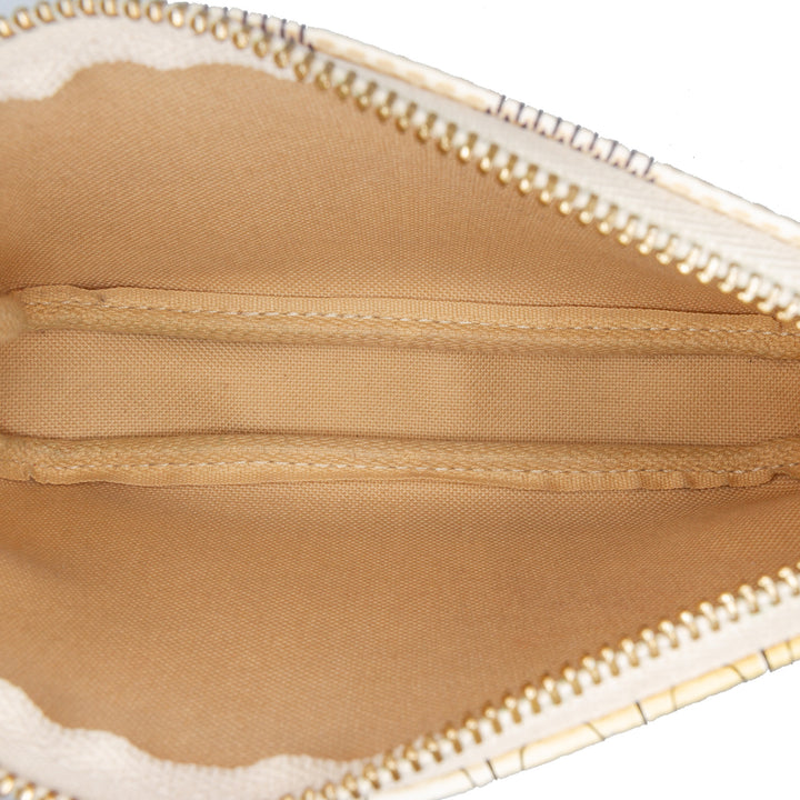 Damier Azur Illustre Mini Pochette Accessoires White - Gaby Paris