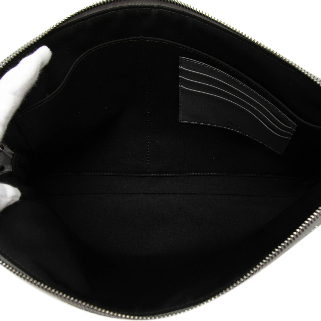 Dior Oblique Toile A4 Zipped Pochette